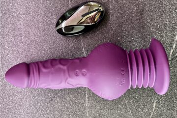 BASIC X Merlin pulzační vibrátor s přísavkou a dálkovým ovládáním